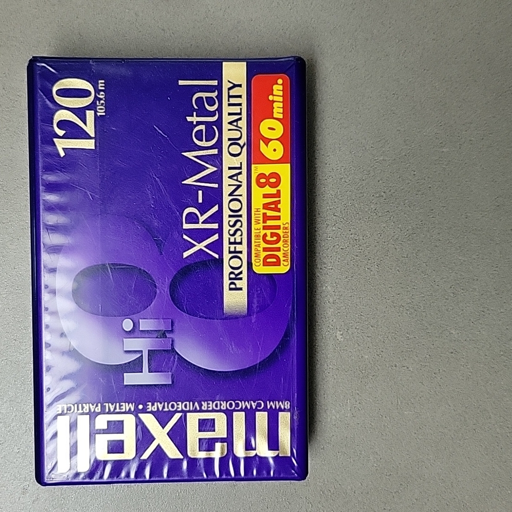 Maxell Hi8 120XR Metal Professional 8mm Camcorder videotape